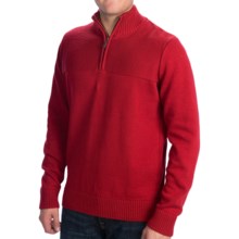 58%OFF メンズカジュアルセーター ドッカーズコットンセーター - （男性用）ネックジップ Dockers Cotton Sweater - Zip Neck (For Men)画像
